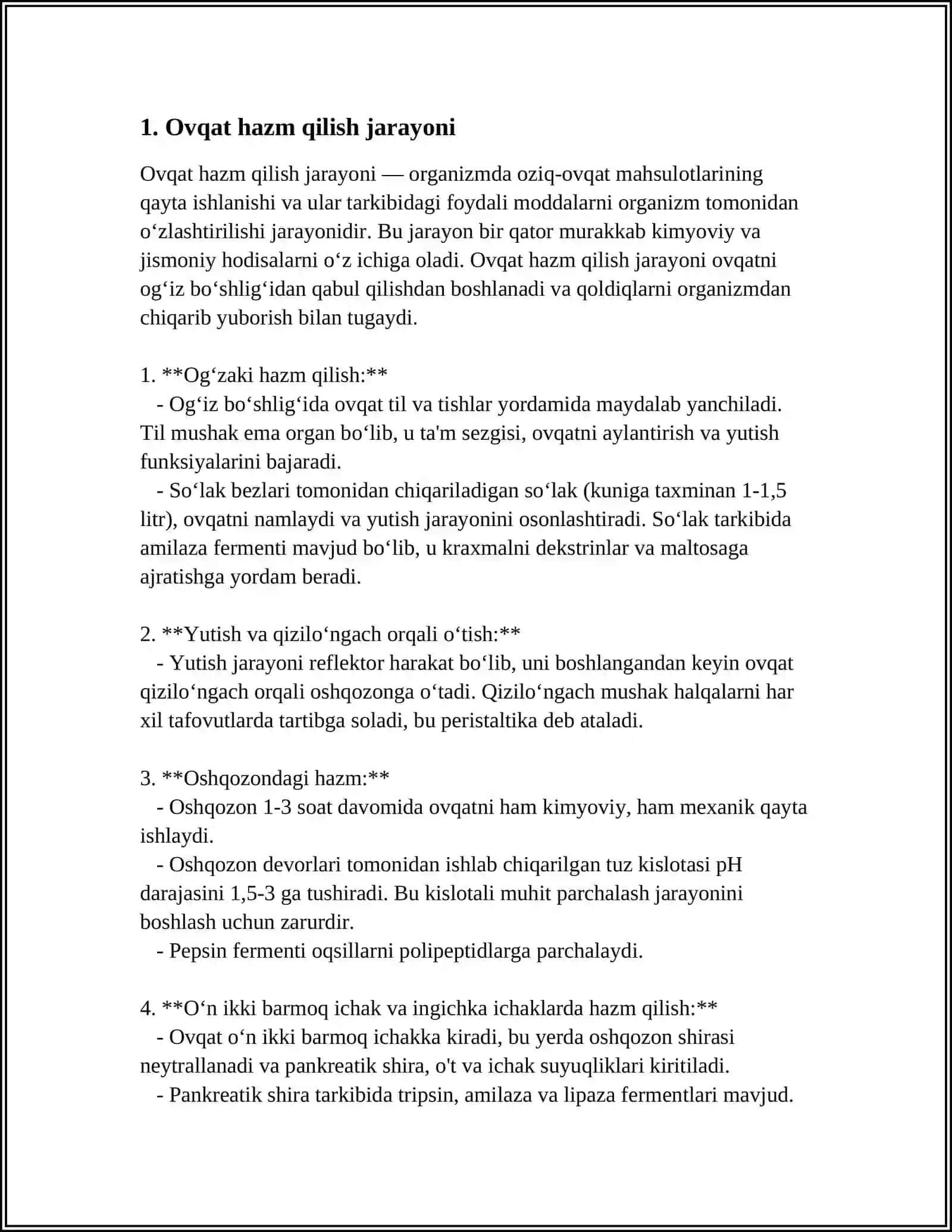 OVQAT HAZM QILISH SISTEMASI ORGANLARI 3