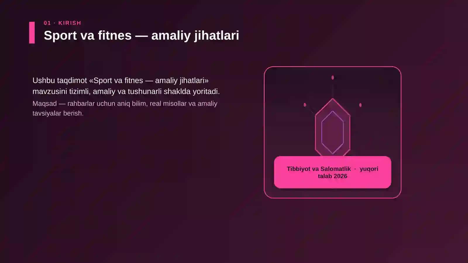 Sport va fitnes — amaliy jihatlari 3