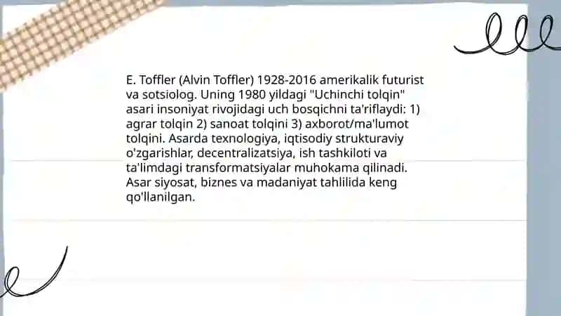 Uchinchi tolqin asari 3