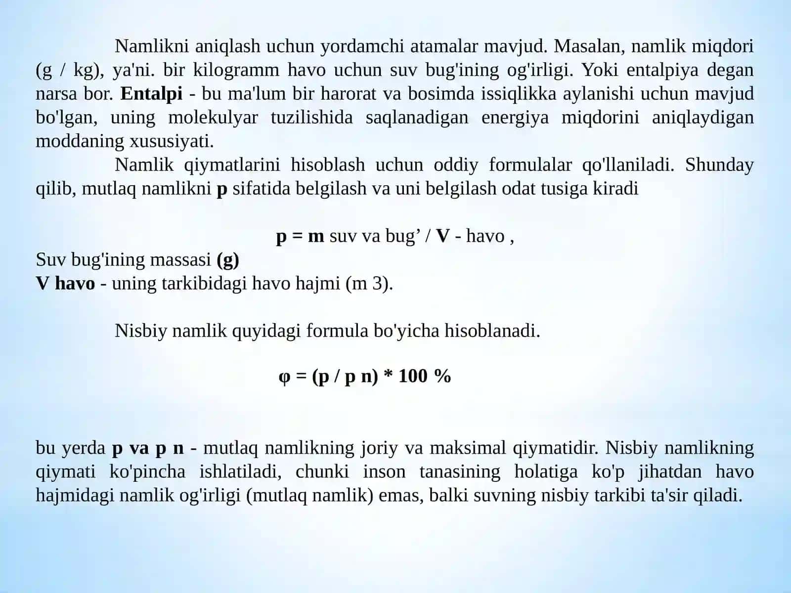 Atmosferadagi suvlar 3