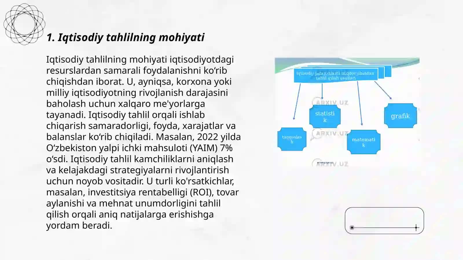 Iqtisodiy tahlilning asosiy tamoyillari 3