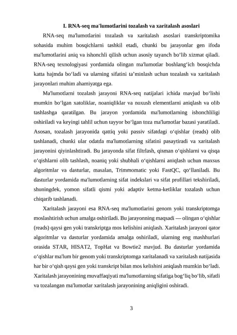 Transkriptomika va RNA-seq Texnologiyasi 3