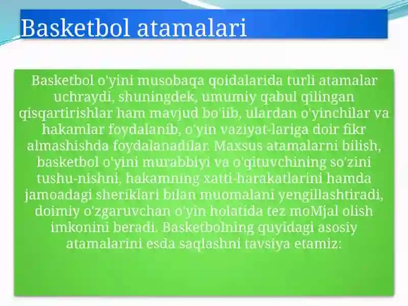 Basketbolo'yinining rivojlanishi tarixi va rivojlanish bosqichlari 3