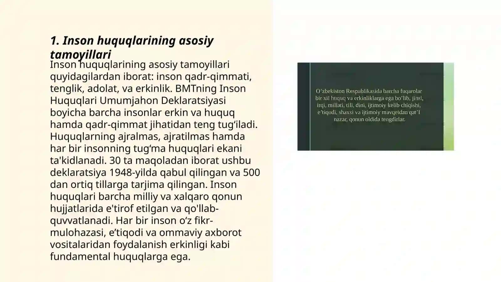 Inson hamda fuqaroning huquq va erkinliklari kafolatlari 3