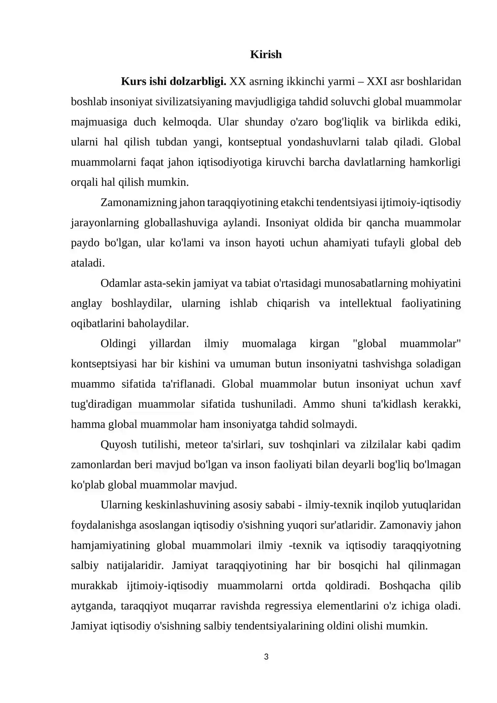 Jahonning global iqtisodiy muammolari 3