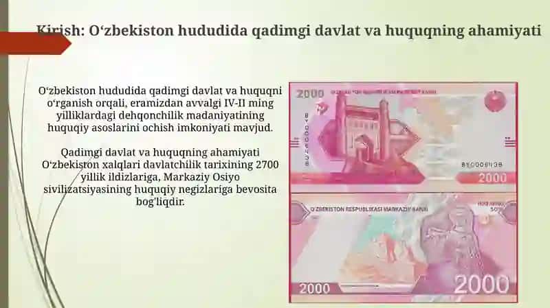 Oʻzbekiston hududida qadimgi davr davlati va huquqi 3