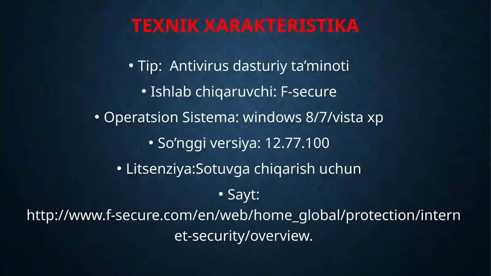 F-secure antivirus 3
