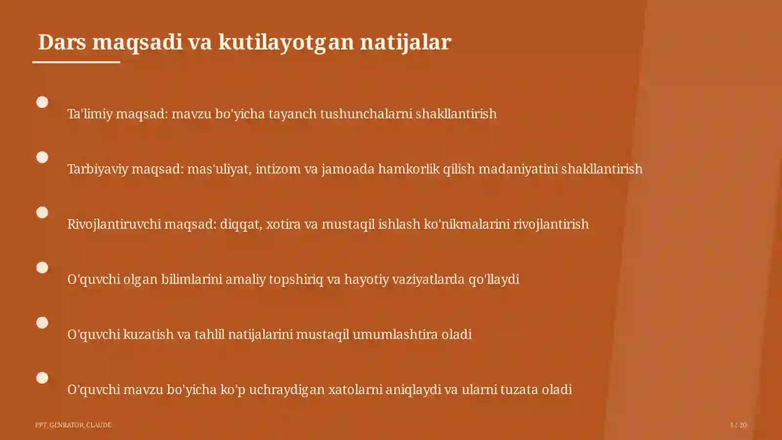 O'zbekiston madaniyati va fani (10-sinf) 3