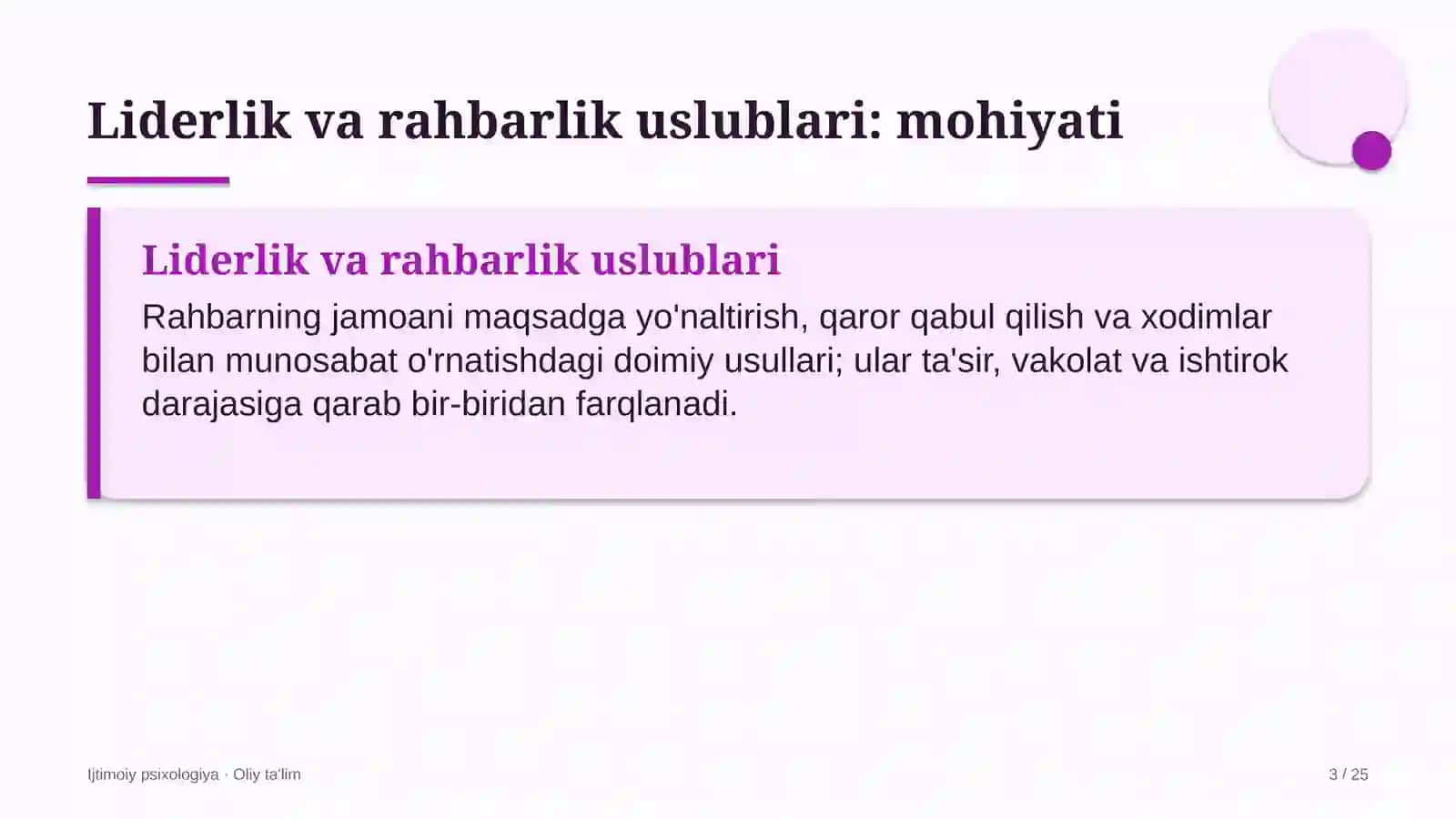 vagon depolarida liderlik va rahbarlik uslublari 4088 3