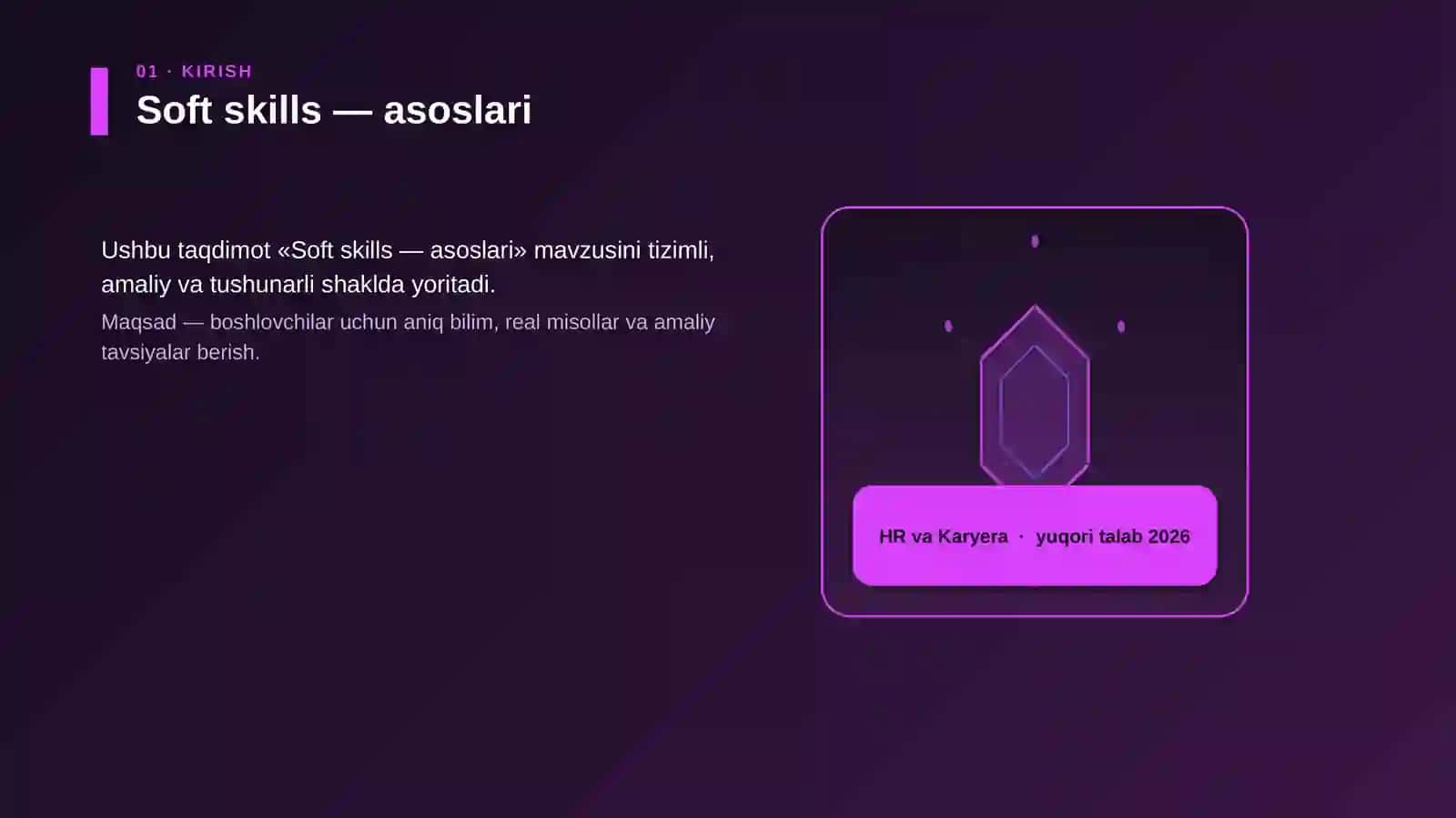 Soft skills — asoslari 3