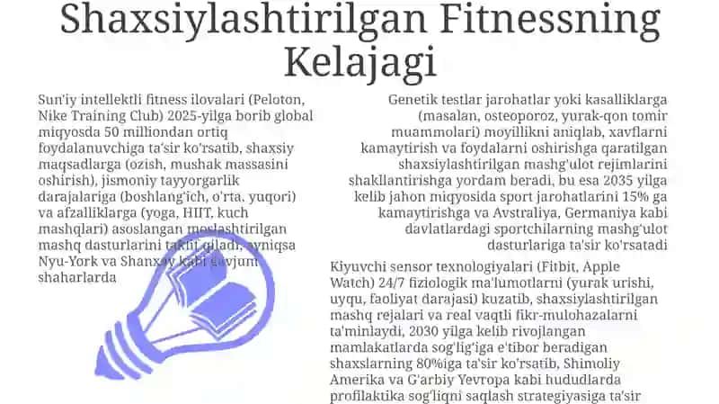 Shaxsiylashtirilgan Fitnessning Kelajagi 3