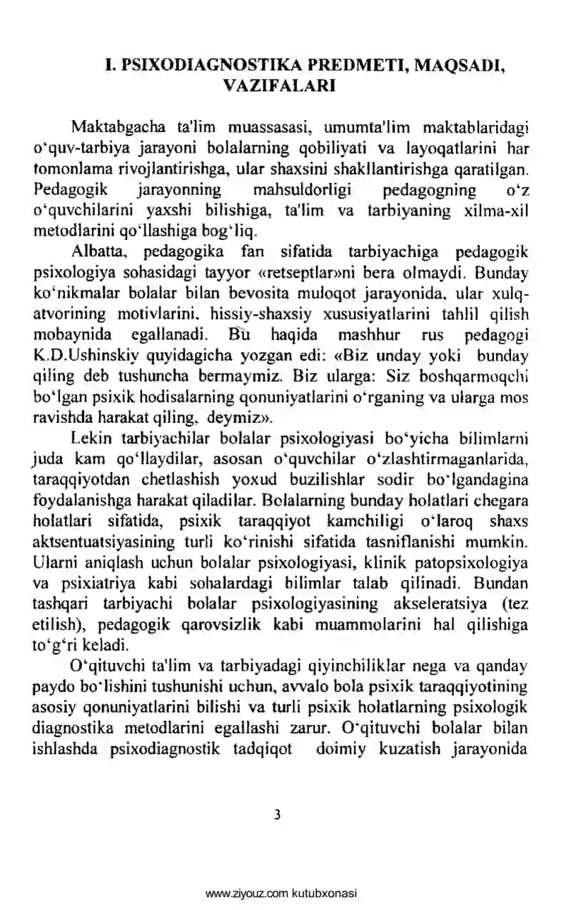 Psixodiagnostika va eksperem ental psixologiya 3