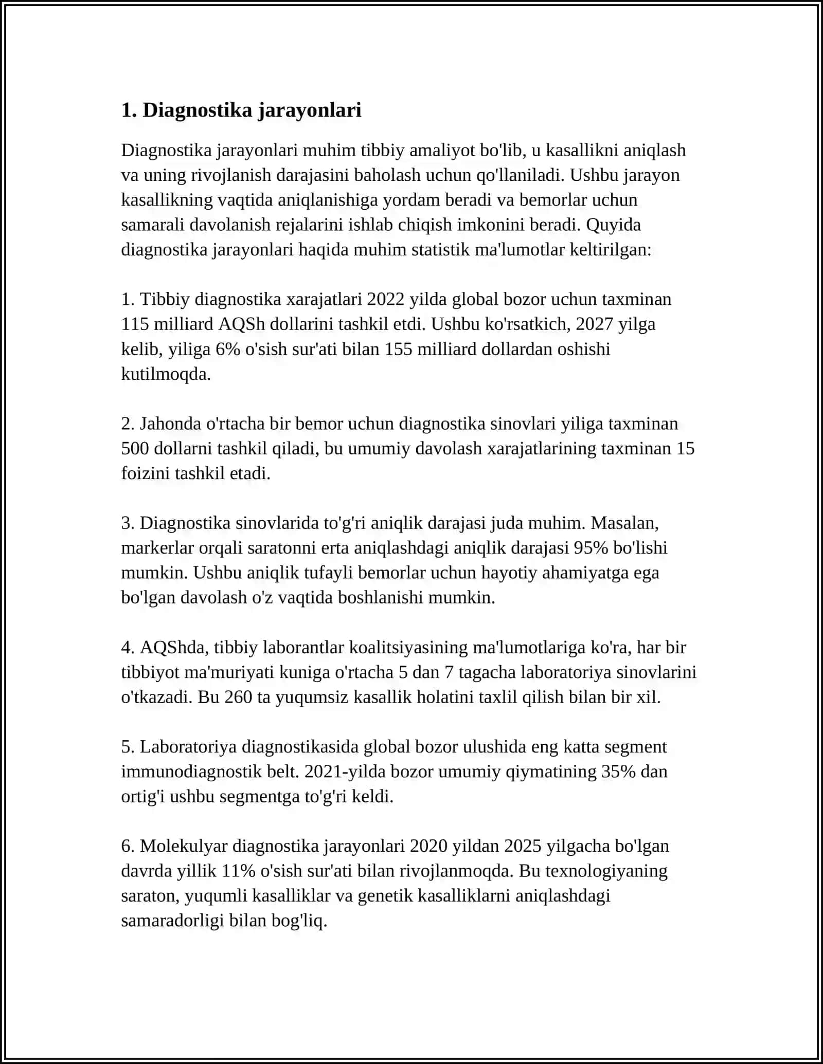 DIAGNOSTIKA MUAMMOLARI 3