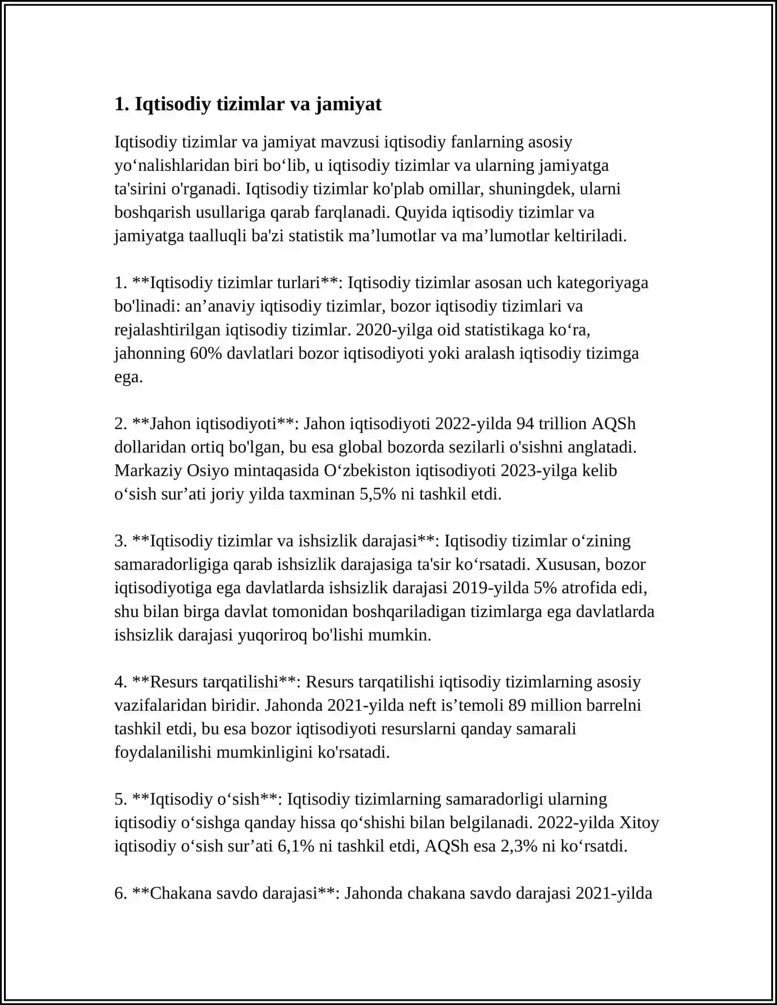 JAMIYATNING IQTISODIY NEGIZLARI 3