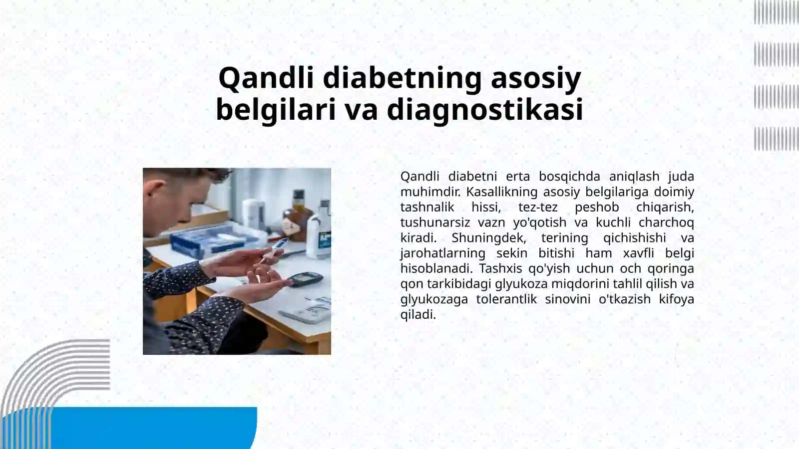 Qandli diabet va buqoq kasalliklarining umumiy tavsifi 3
