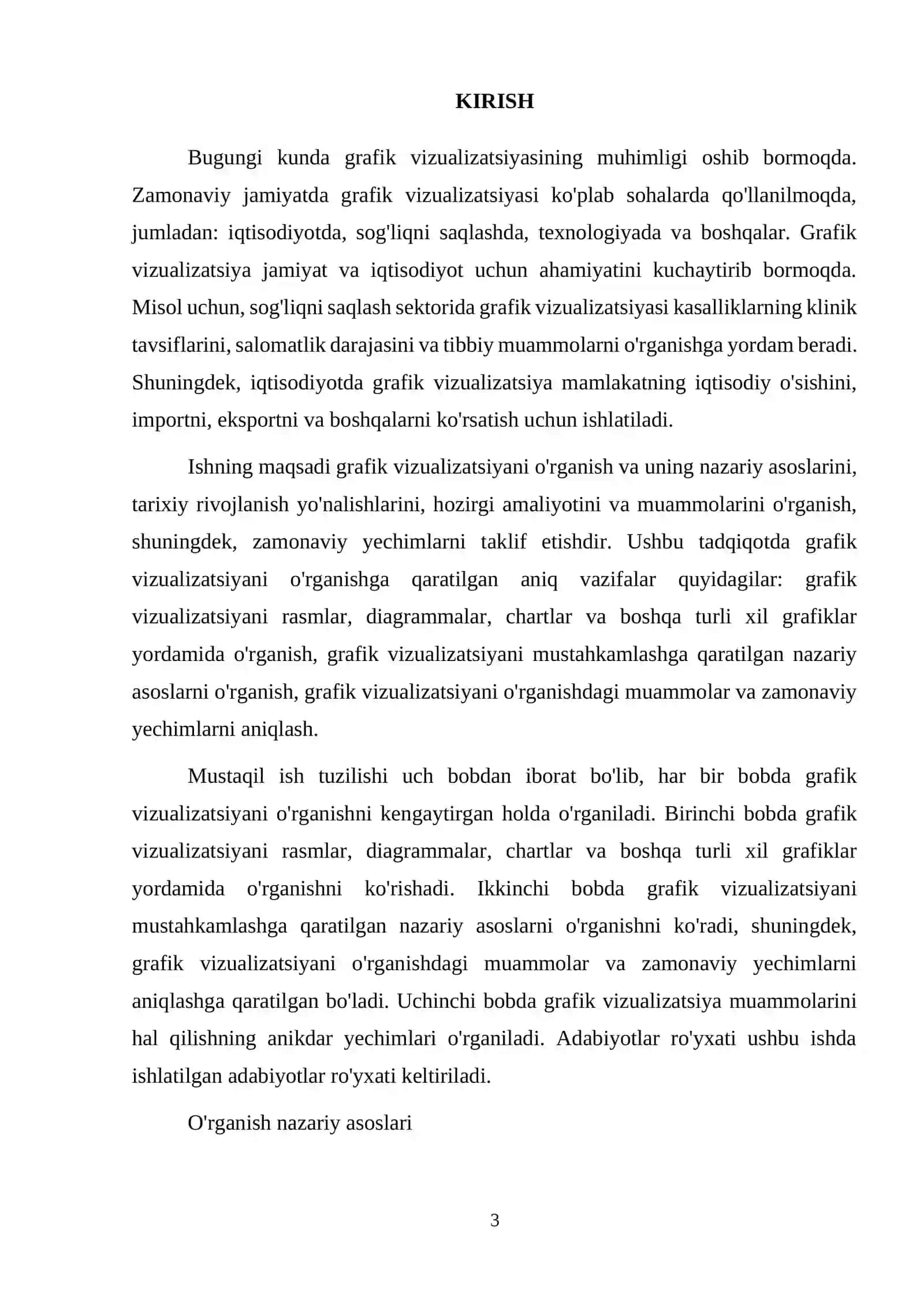 Grafik vizualizatsiya asoslari 3