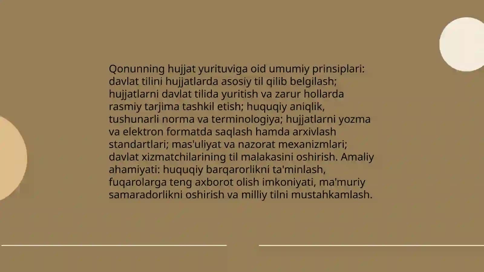 O’zbekiston Respublikasining Davlat tili haqida Qonun 3