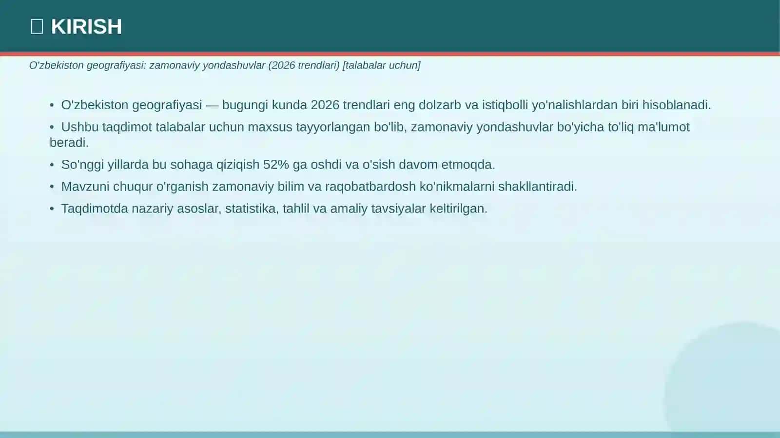 O'ZBEKISTON GEOGRAFIYASI 3