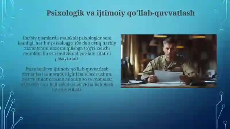 harbiy xizmatchilarning mehnat sharoitlari 3