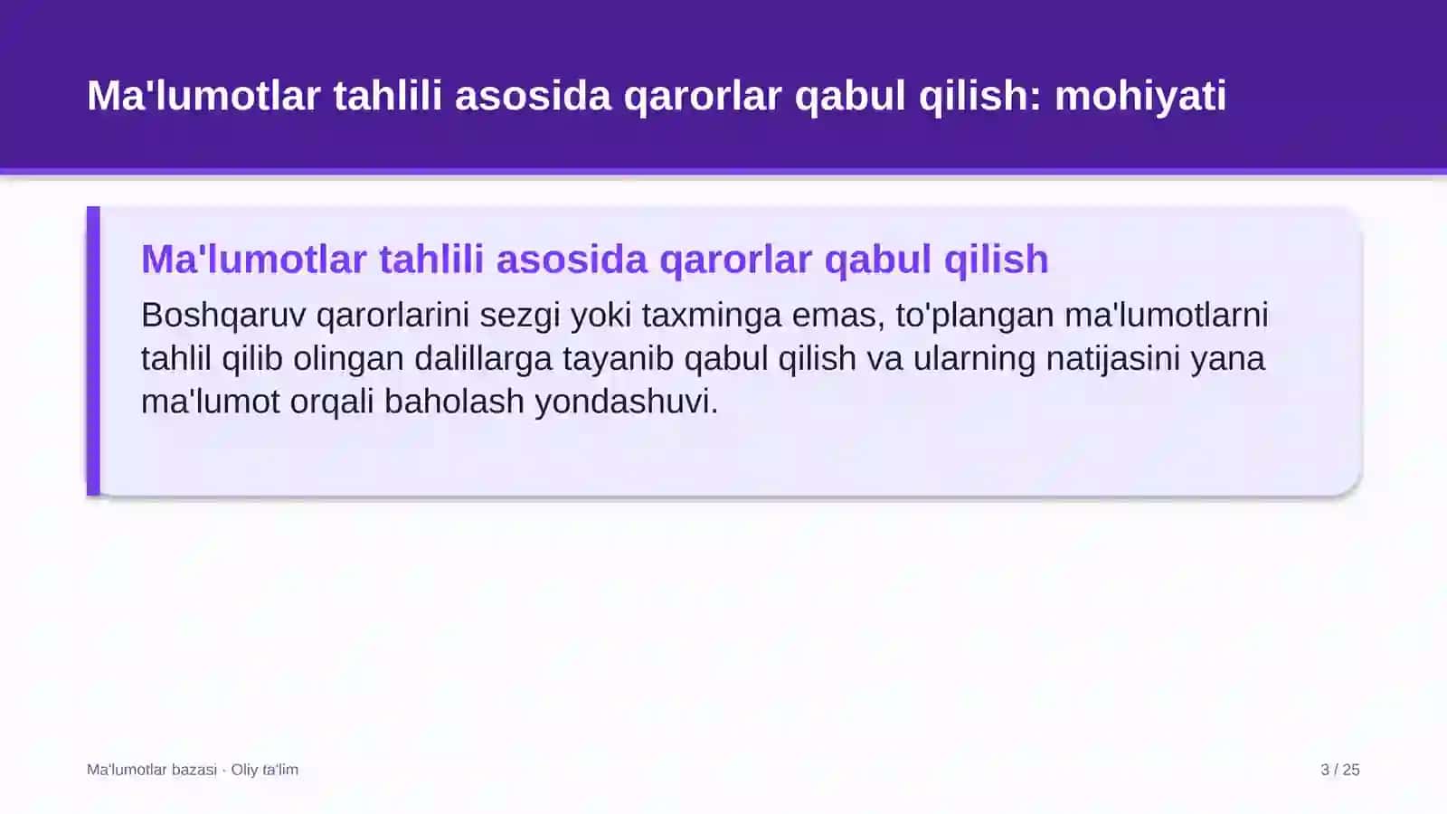 sud tibbiy ekspertiza muassasalarida ma'lumotlar tahlili asosida qarorlar qabul qilish 6219 3