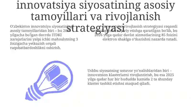 O'zbekiston Respublikasi Innovatsiya Siyosati 3