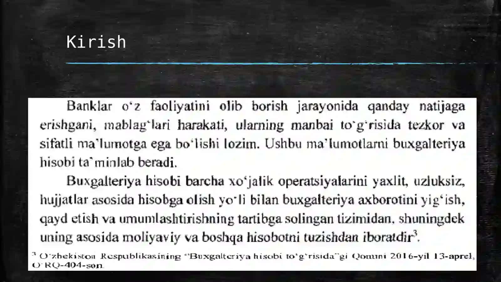 Bank xizmatlari ofislarida buxgalteriya ishlarini tashkil qilish asoslari 3
