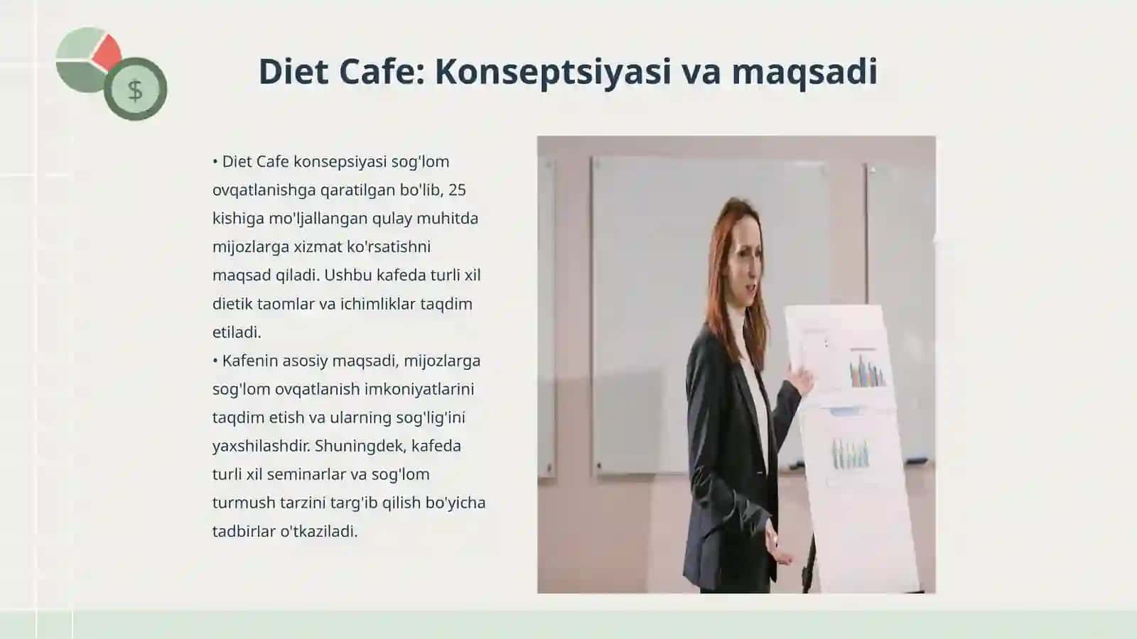 Diet Cafe ochish biznes loyihasi 3