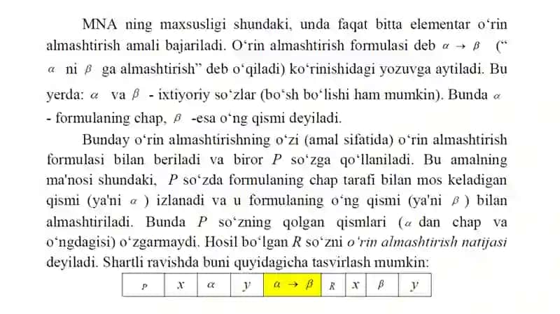 MARKOVNING NORMAL ALGORITMI 3