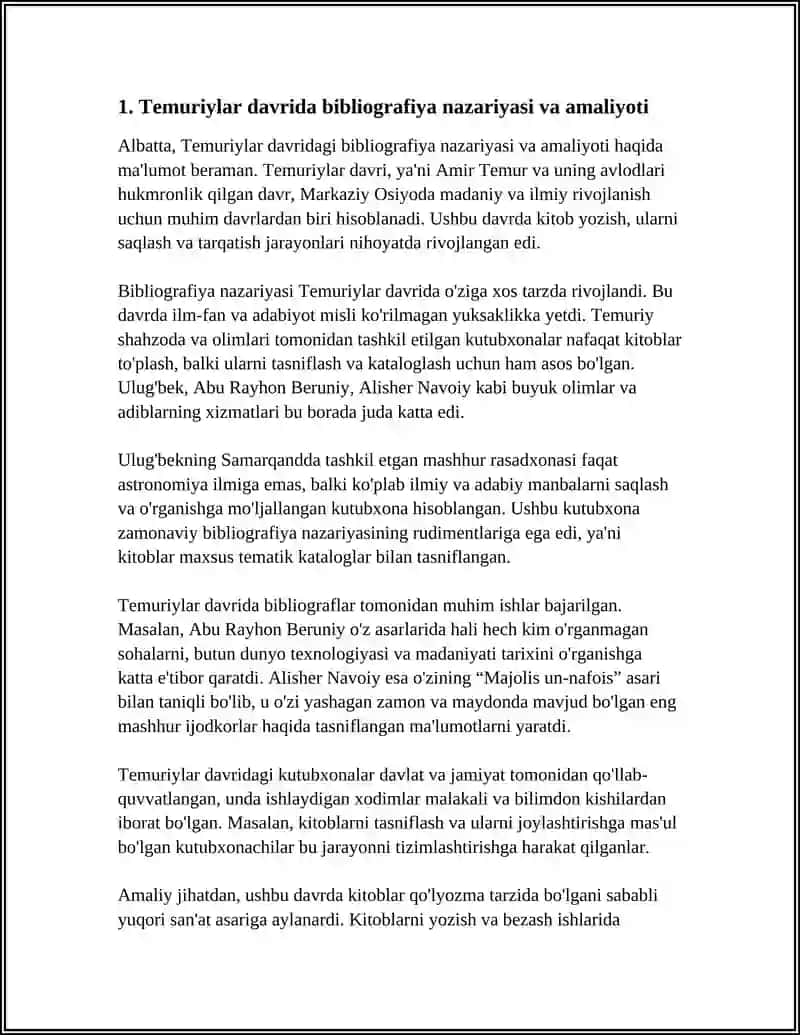 TEMURIYLAR DAVRIDA BIBLIOGRAFIYA 3