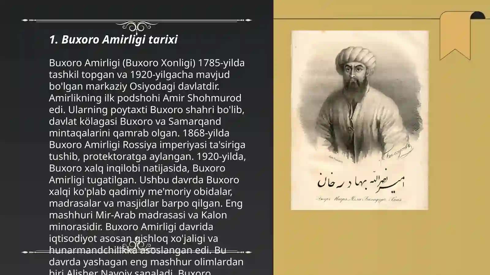 Buxoro Amirligi tarixi 3