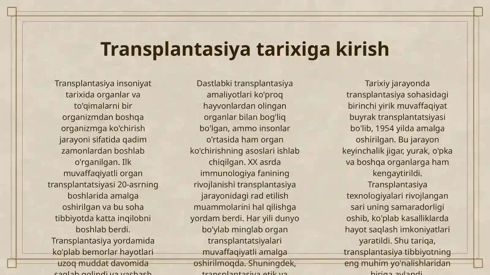TRANSPLANTASIYA 3