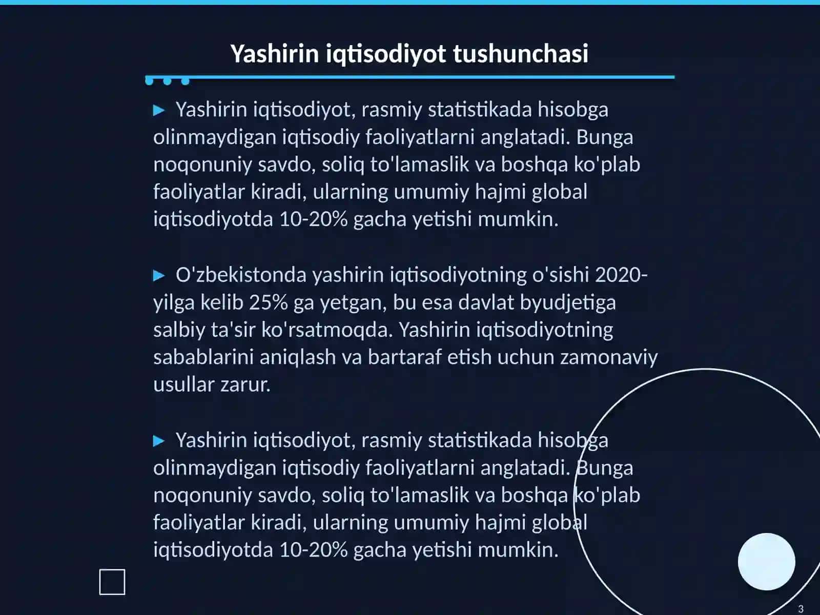 AI bilan yashirin iqtisodiyot muammolarini bartaraf etish, yechim va yo'llari 3