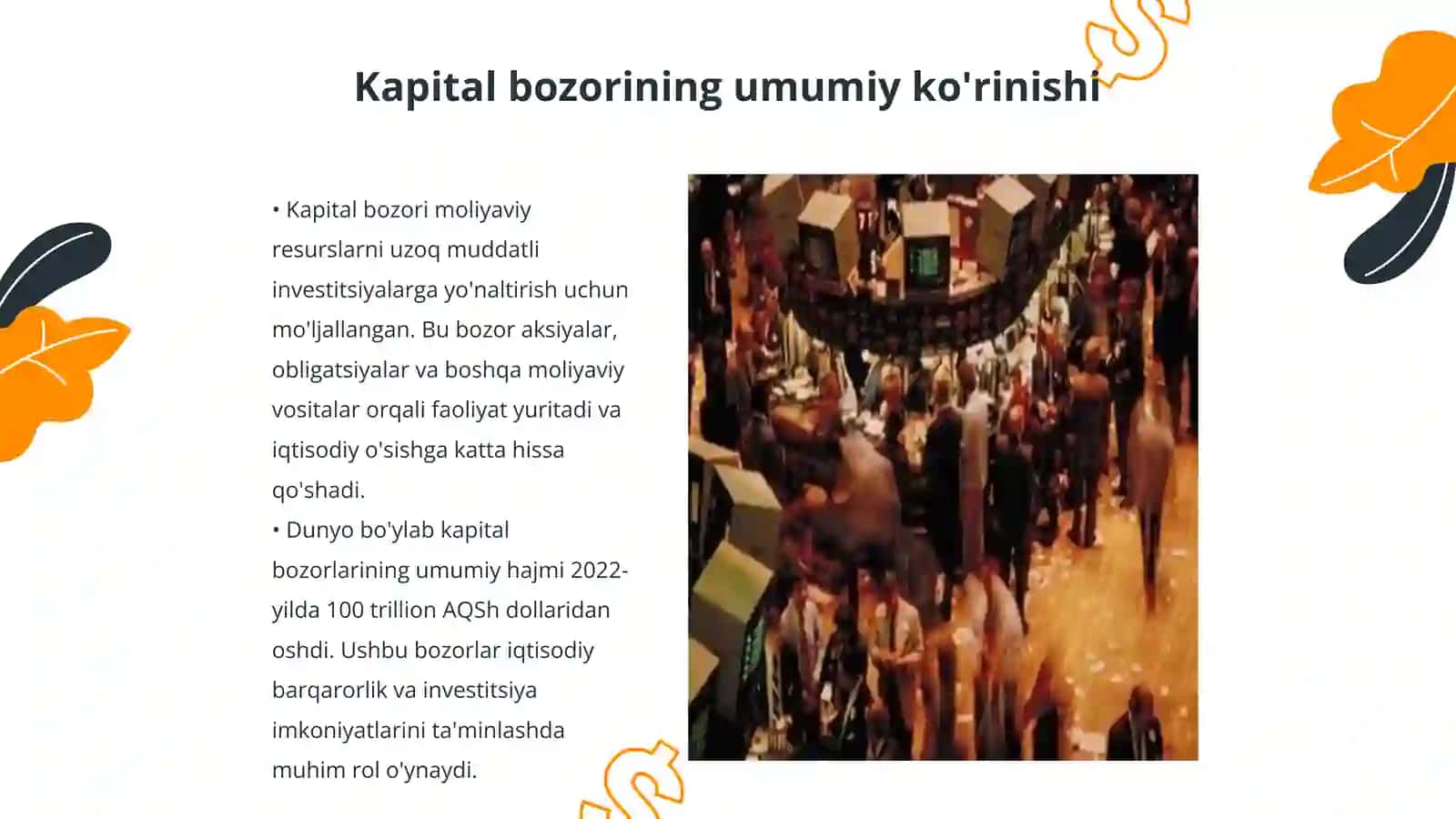 Kapital bozori ishtirokchilari 3