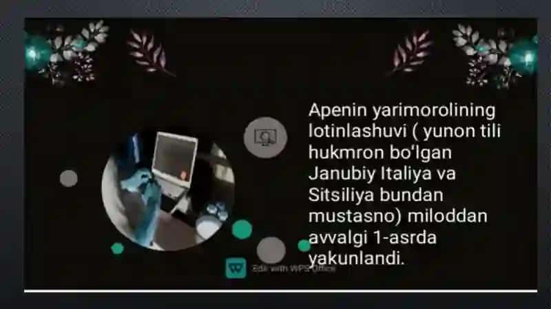 Lotin tili iboralarining hayotimizing barcha jabhalaridagi òrni. talabalar leksikasi 3