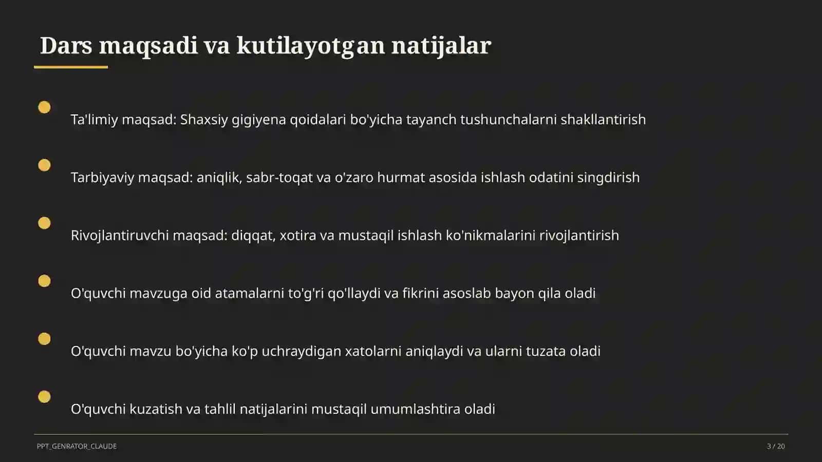 Shaxsiy gigiyena qoidalari (1-sinf) 3