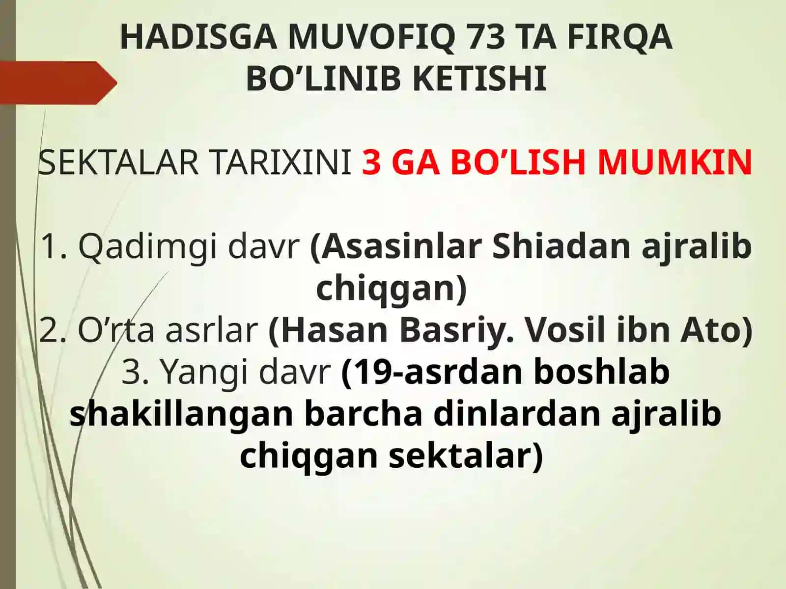 Yangi Diniy Harakatlar va Sektarlar 3