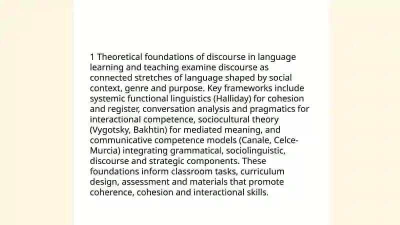 Discourse in language learning and teaching 3