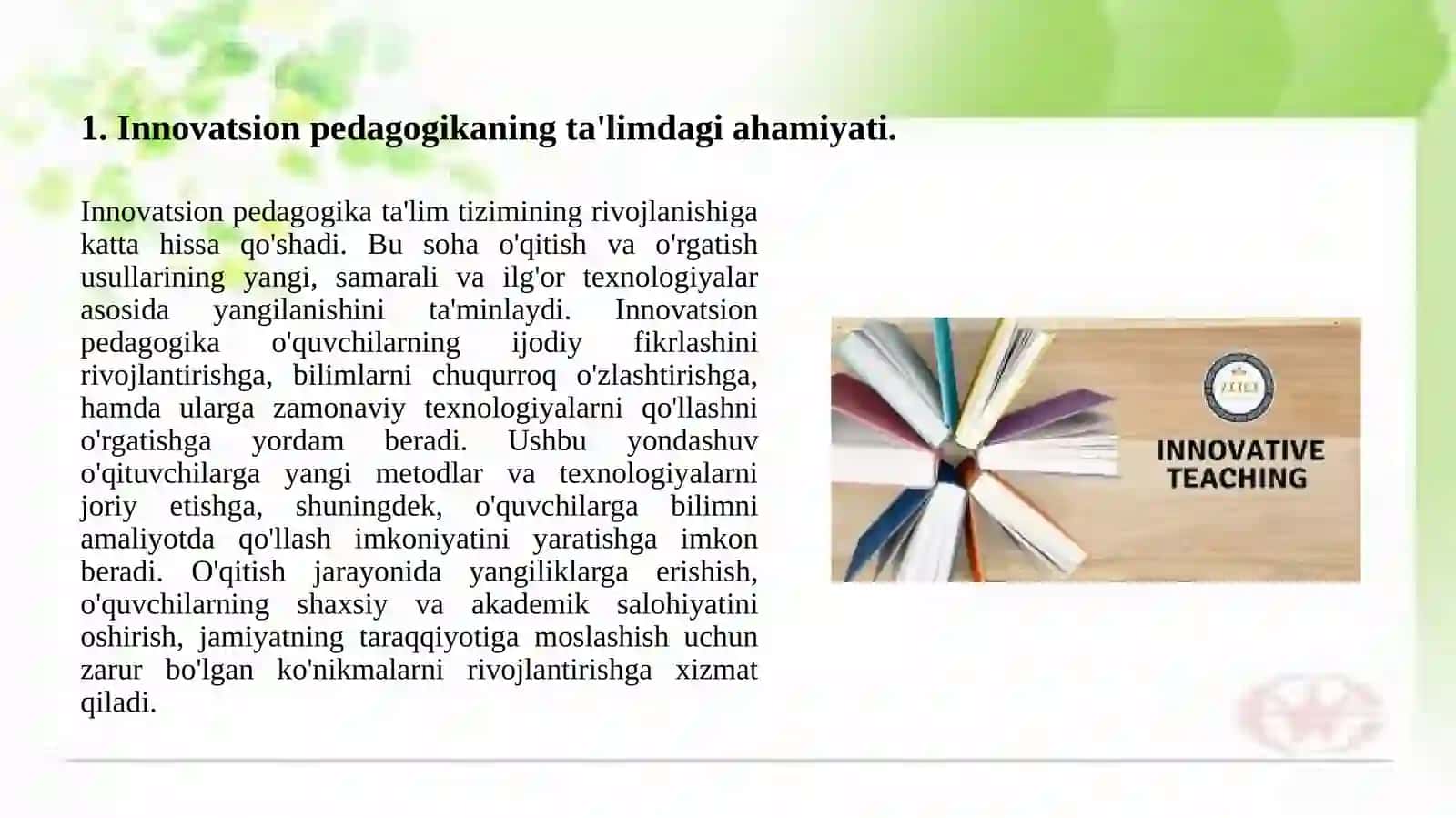 Intellektual o'lchash vositalaridan neyrotuzilmalarni qo'llash 3