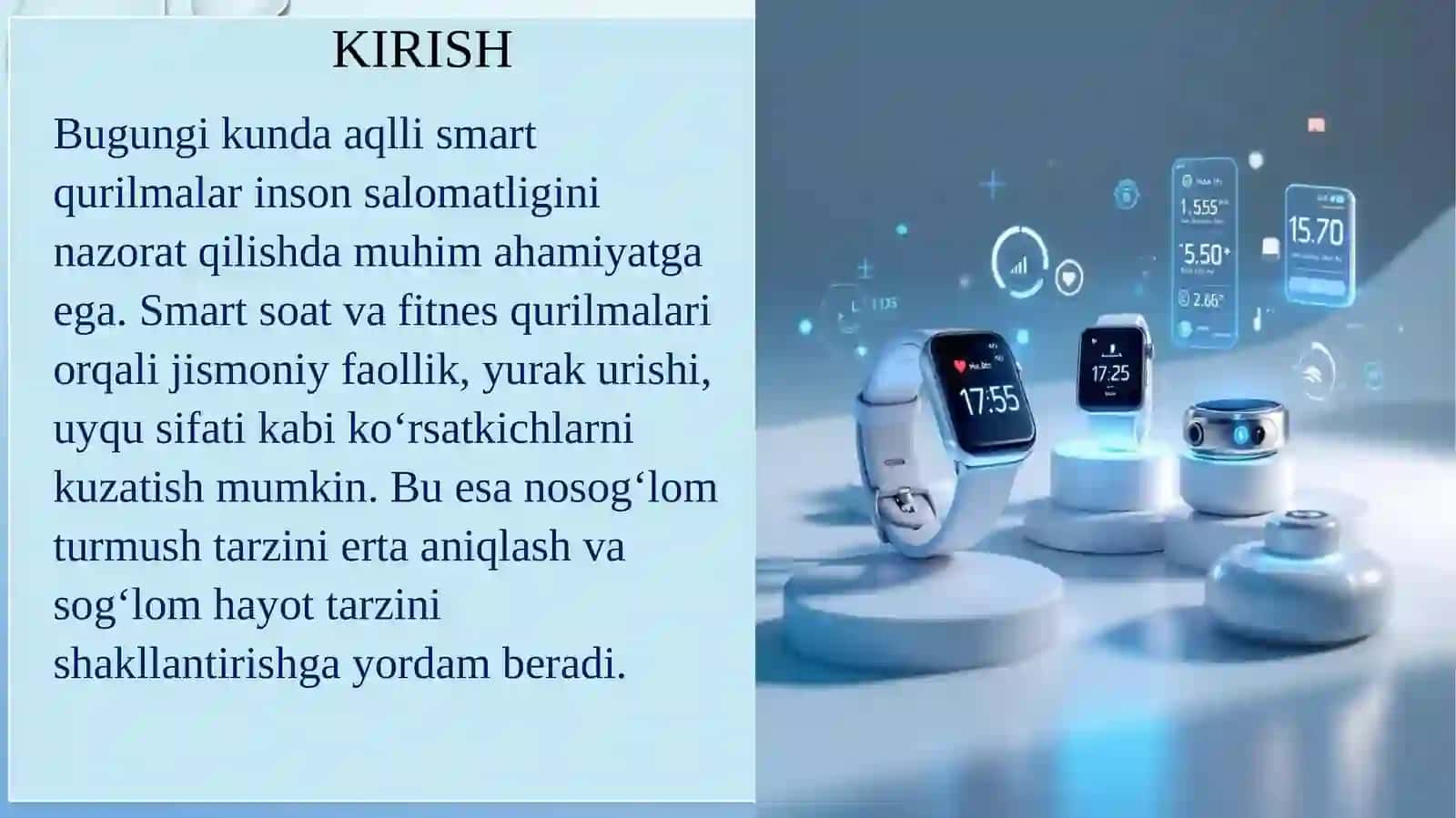 Nosog‘lom turmushtarzini aql-li smart qurilmalar 3