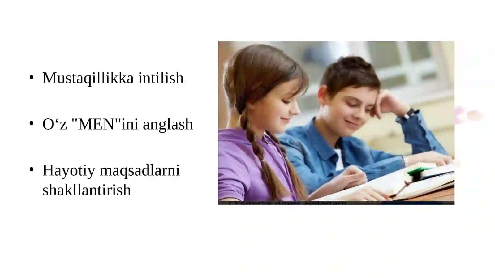 ILK O‘SPIRINLIK VA YOSHLIK DAVRIDA PSIXIK RIVOJLANISH 3