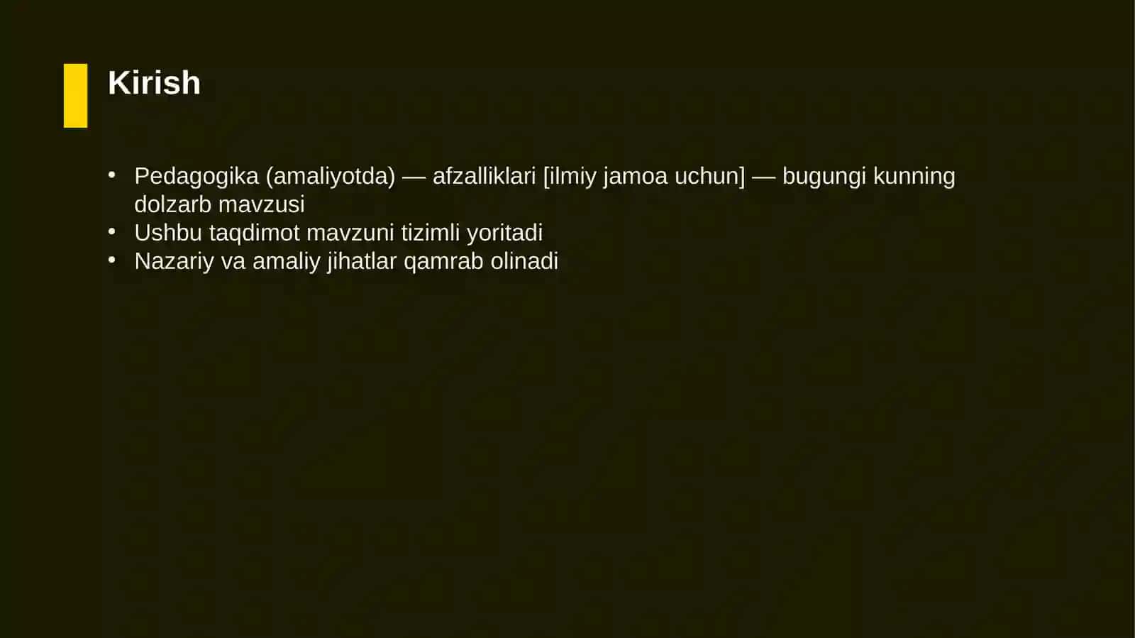 Pedagogika (amaliyotda) — afzalliklari [ilmiy jamoa uchun] 3