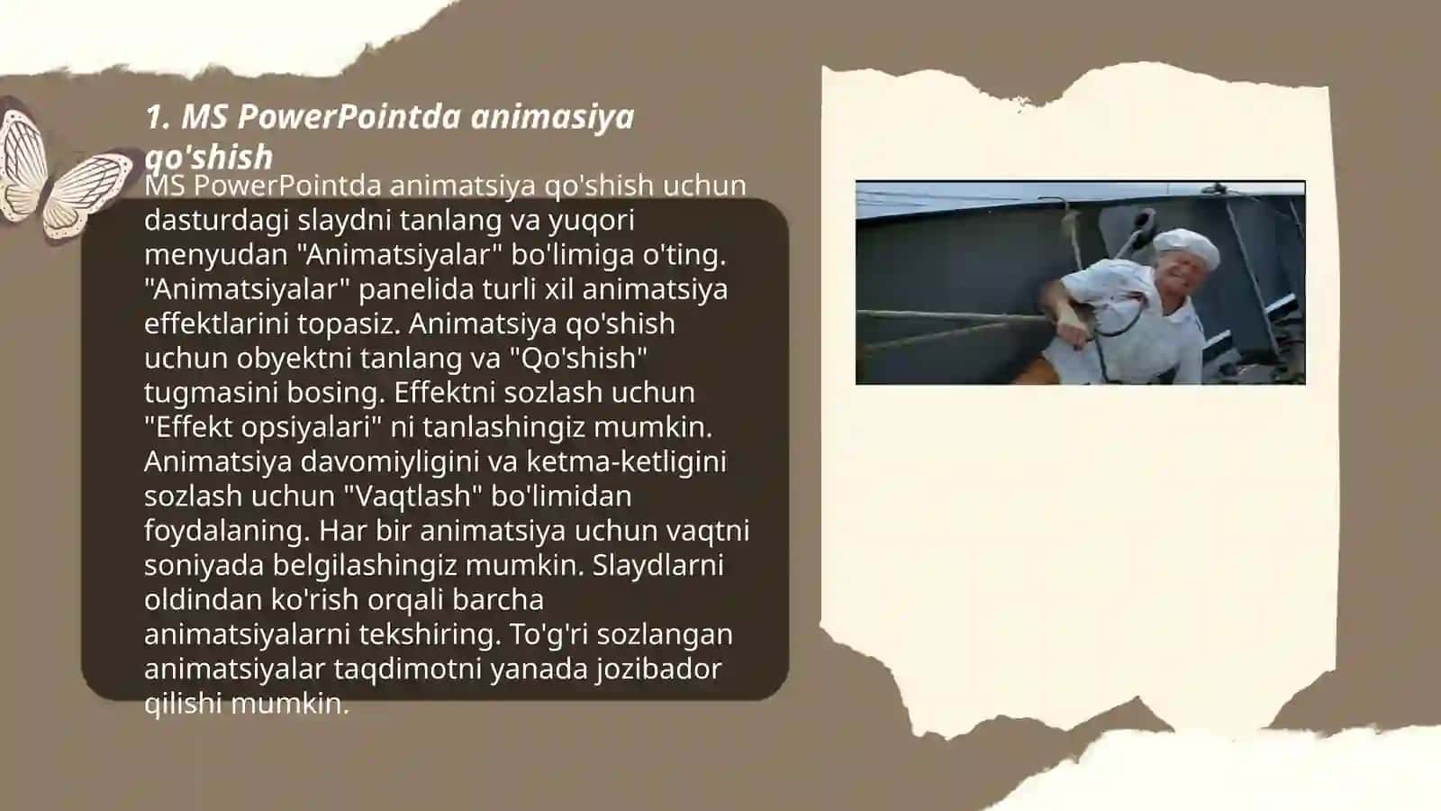 MS PowerPointda animatsion lavhalar yaratish 3