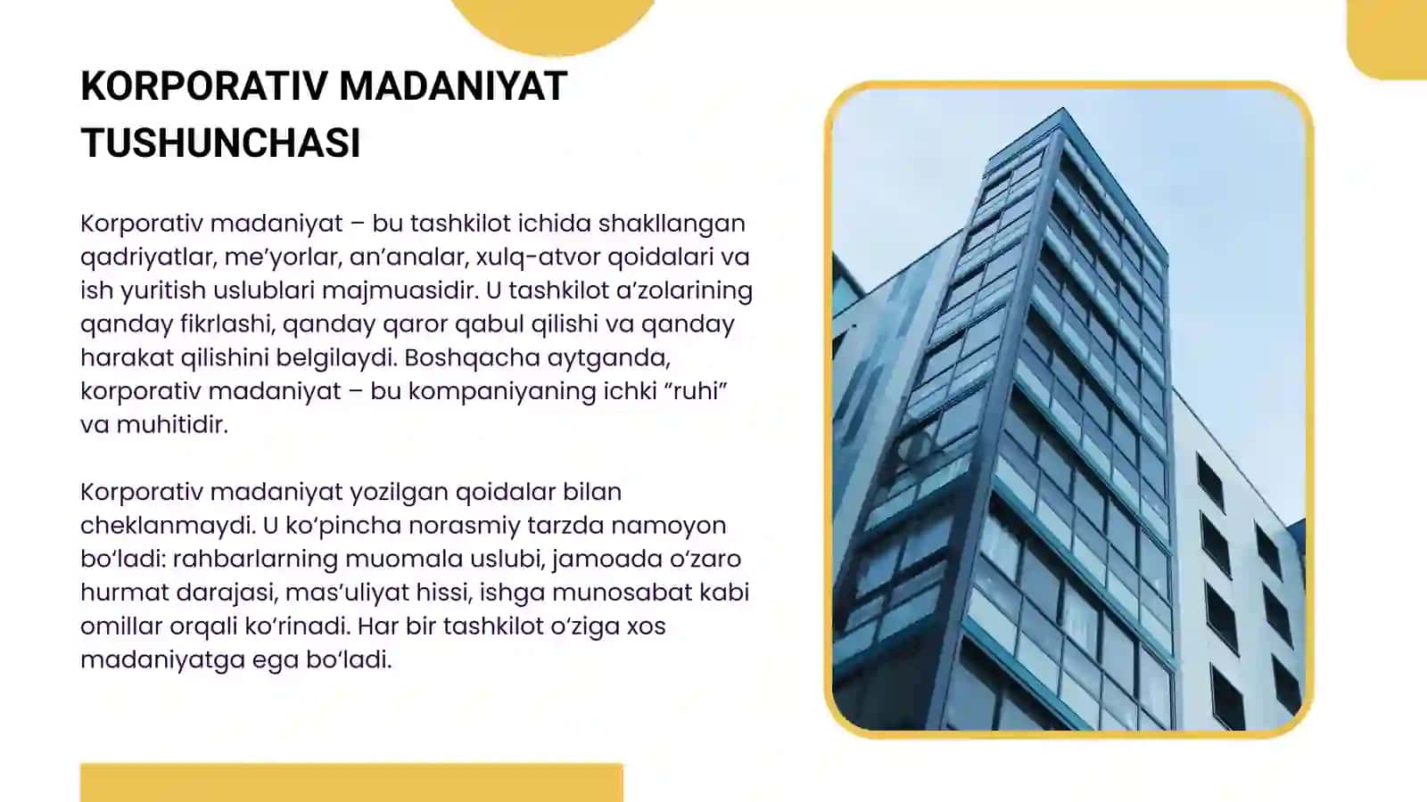 AKSIYADORLIK JAMIYATLARIDA KORPORATIV MADANIYAT 3