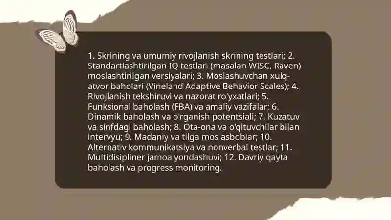 Turli darajadagi intellektual yetishmovchiligi bo’lgan bolalar uchun inklyuziv ta’lim strategiyalari va ularni amalga oshirish shart-sharoitlari 3