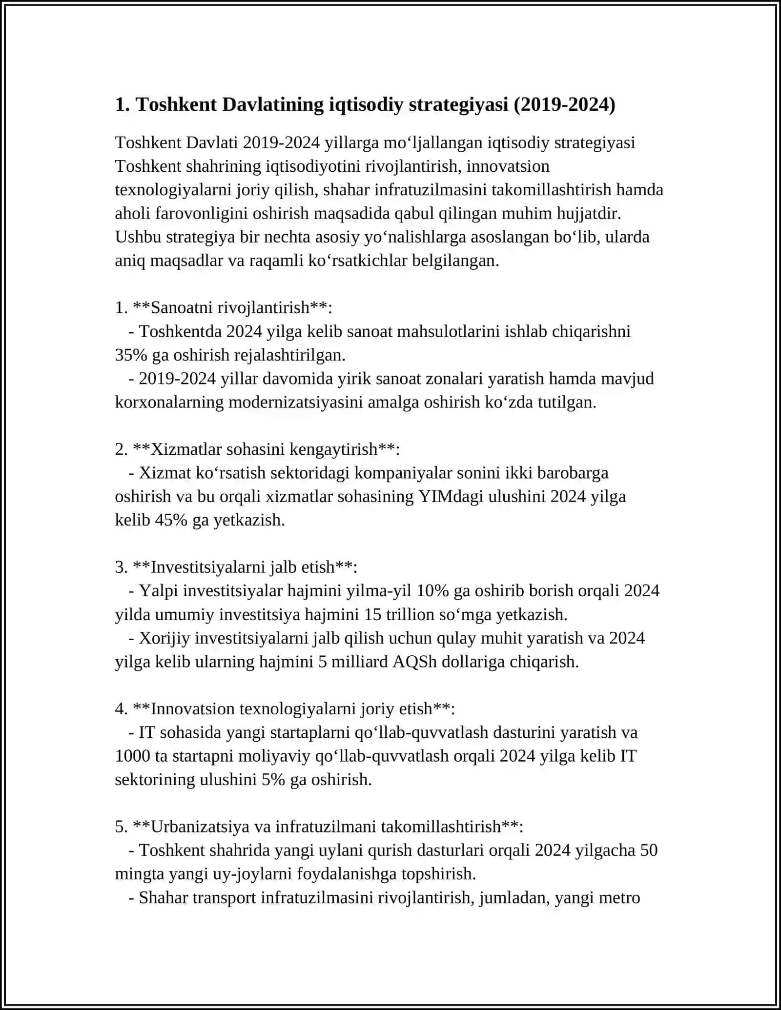 TOJIKISTON DAVLATINING 2019-2024 YILLARDAGI IQTISODIY DARAJASI 3
