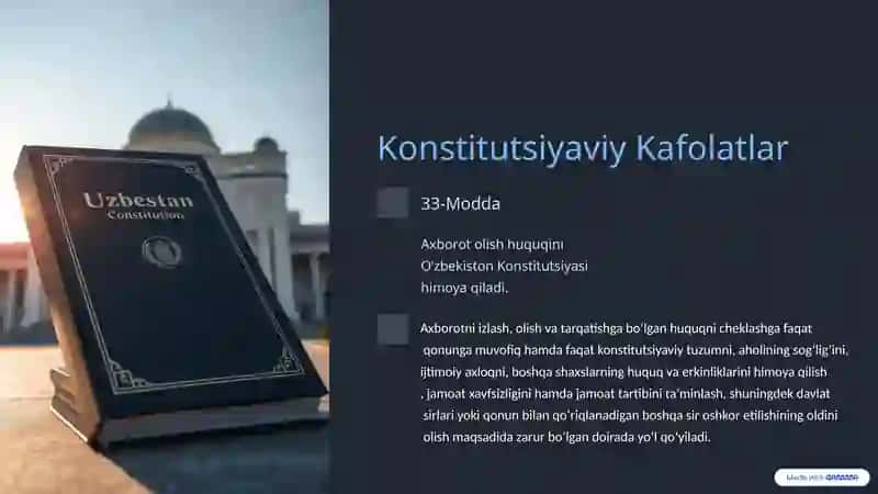 Tadbirkorlik Subyektlarining Axborotdan Foydalanish Kafolatlari 3