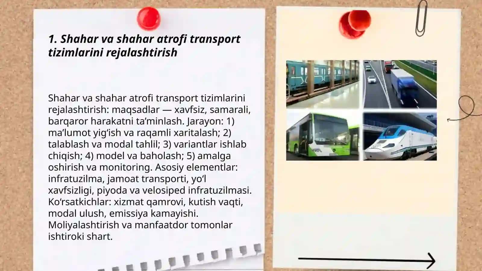 Shahar va shahar atrofi transporti 3