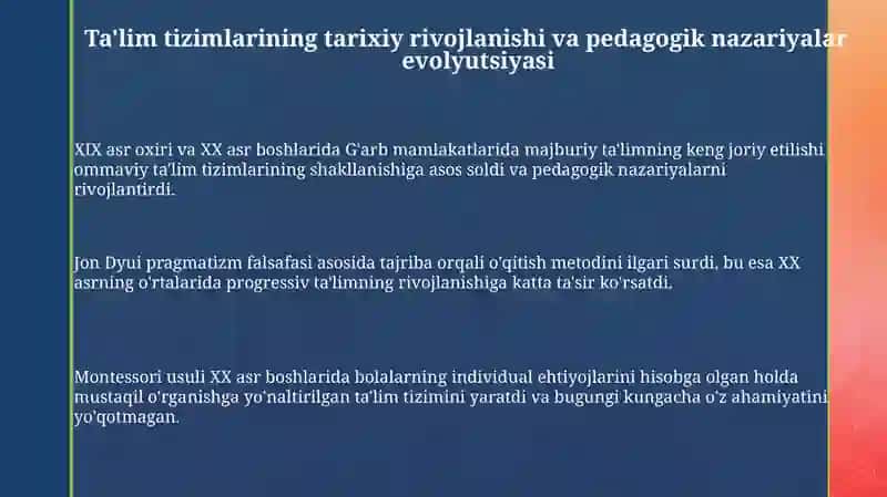Hahon mamlakatlari talim tizimi va pedagogika fani rivoji 3