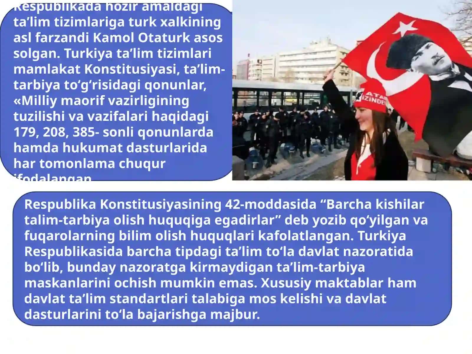 TURKIYA TA’LIM TIZIMINING O‘ZIGA XOS XUSUSIYATLARI 3