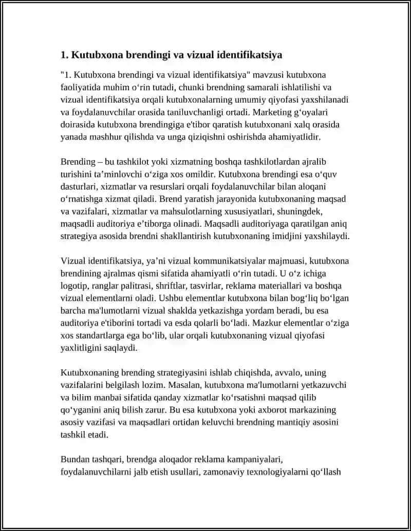 Kutubxona Brendingi va Vizual Identifikatsiya 3
